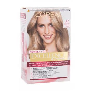 L'Oréal Paris Excellence Creme Triple Protection 48 ml farba do włosów dla kobiet Uszkodzone pudełko 8,1 Natural Ash Blonde