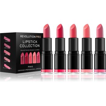 Revolution PRO Lipstick Collection zestaw szminek 5 szt. odcień Pinks 5 szt.