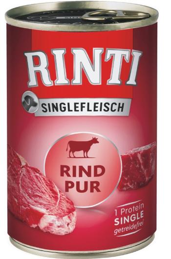 RINTI Singlefleisch Beef Pure 400 g monoproteinowa wołowina