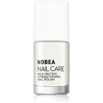 NOBEA Nail Care Milk Protein Strengthening Nail Polish wzmacniający lakier do paznokci 6 ml