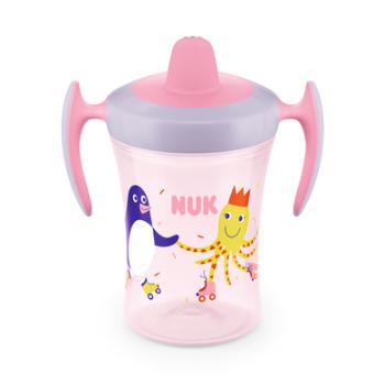 NUK Trainer Cup 230ml miękki dzióbek, szczelny od 6 miesięcy różowy