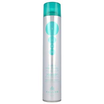 Kallos Cosmetics Hair Spray Extra Strong Hold With Keratin 750 ml lakier do włosów dla kobiet uszkodzony flakon