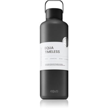 Equa Timeless butelka na wodę ze stali nierdzewnej kolor Dark 1000 ml