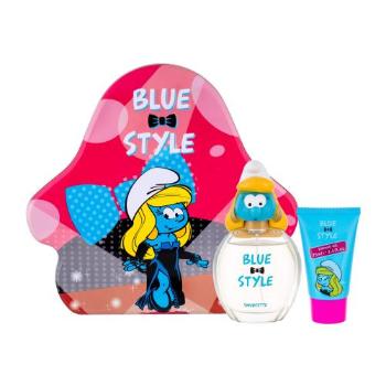The Smurfs Smurfette zestaw Edt 100ml + 75ml Żel pod prysznic + Breloczek dla dzieci