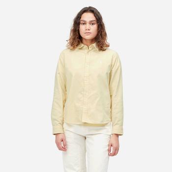 Koszula damska Carhartt WIP Longsleeve Madison Fine Cord Shirt I030055 SOFT YELLOW/WHITE
