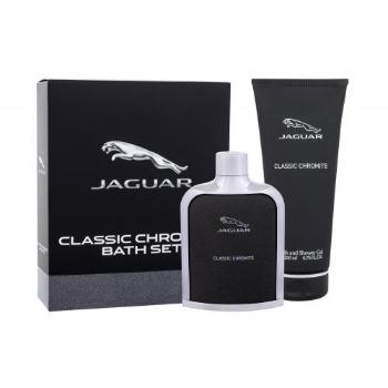 Jaguar Classic Chromite zestaw EDT 100 ml + żel pod prysznic 200 ml dla mężczyzn Uszkodzone pudełko