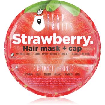 Bear Fruits Strawberry maska do włosów do nabłyszczania i zmiękczania włosów
