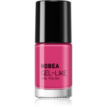 NOBEA Day-to-Day Gel-like Nail Polish lakier do paznokci z żelowym efektem odcień #N71 Pink blossom 6 ml