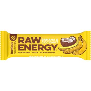 Bombus Raw Energy BIO batonik owocowy smak Banana & Coconut 50 g