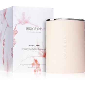 ester & erik scented candle magnolia & blackcurrant (no. 51) świeczka zapachowa 350 g