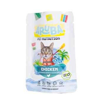 ARUBA Cat Organic Kurczak z dynią, cukinią i ostropestem plamistym 70 g