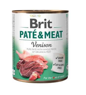 BRIT Pate&amp;Meat venison 6 x 800 g pasztet z dziczyzną