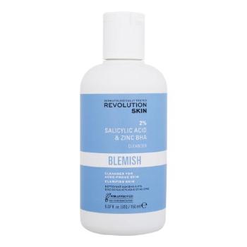 Revolution Skincare Blemish 2% Salicylic Acid & Zinc BHA Cleanser 150 ml żel oczyszczający dla kobiet