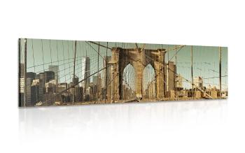 Obraz most Manhattan w Nowym Jorku - 150x50