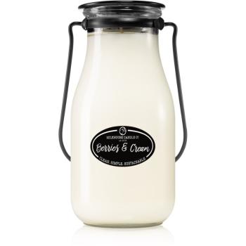 Milkhouse Candle Co. Creamery Berries & Cream świeczka zapachowa Milkbottle 397 g