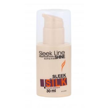 Stapiz Sleek Line Silk 30 ml odżywka dla kobiet uszkodzony flakon