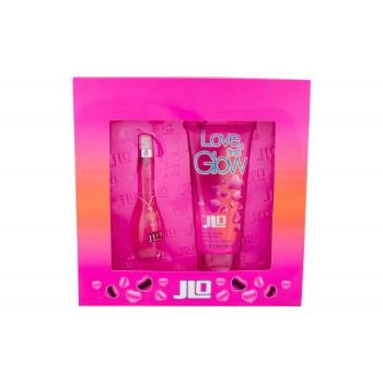 Jennifer Lopez Love At First Glow zestaw Edt 30 ml + Żel pod prysznic 200 ml dla kobiet Uszkodzone pudełko
