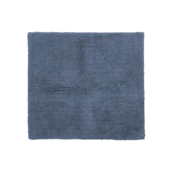 Niebieski bawełniany dywanik łazienkowy Tiseco Home Studio Luca, 60x60 cm