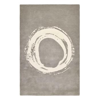 Szary wełniany dywan Think Rugs Elements Circle, 120x170 cm
