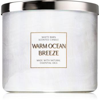 Bath & Body Works Warm Ocean świeczka zapachowa z olejkami eterycznymi 411 g