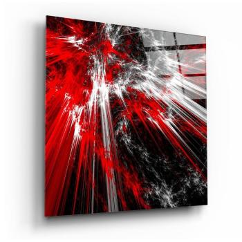 Szklany obraz Insigne Red Blast, 40x40 cm