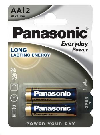 Baterie alkaliczne PANASONIC Everyday Power LR6EPS / 2BP AA 1,5V (blister 2 szt.)