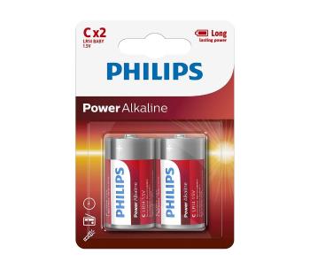 Philips LR14P2B/10 - 2 ks Bateria alkaliczna C POWER ALKALINE 1,5V