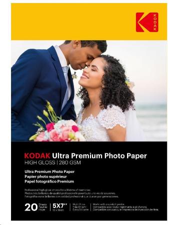KODAK Ultra Premium Photo RC Gloss (280g/m2) 13x18cm 20 arkuszy