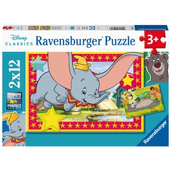Ravensburger Puzzle 2x12 - Przygoda wzywa!