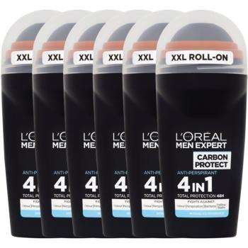 L’Oréal Paris Men Expert Carbon Protect antyperspirant roll-on (wygodne opakowanie)