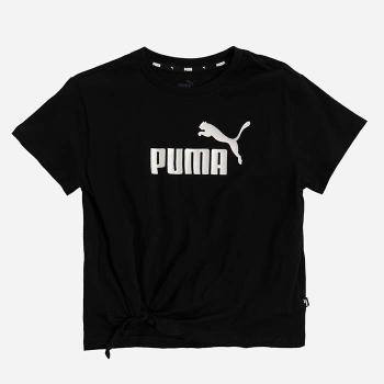 Koszulka dziecięca Puma ESS+ Logo Knotted Tee 846956 01