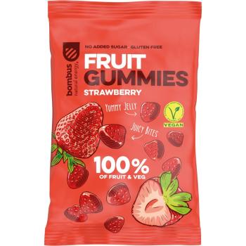 Bombus Fruit Gummies cukierki owocowe smak Strawberry 35 g
