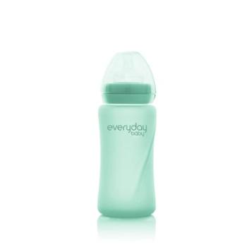 everyday Baby Szklana butelka dla niemowląt Healthy+ 240 ml, mint green