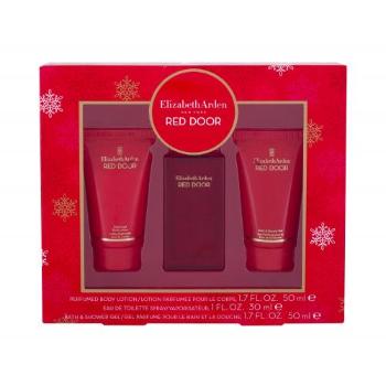 Elizabeth Arden Red Door zestaw Edt 30 ml + Mleczko do ciała 50 ml + Żel pod prysznic 50 ml dla kobiet Uszkodzone pudełko