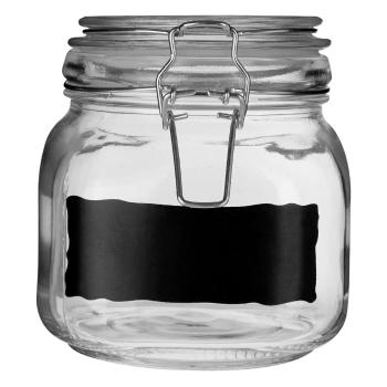 Szklany słoik z etykietą kredową Premier Housewares, 900 ml
