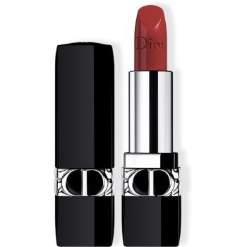 DIOR Rouge Dior trwała szminka flakon napełnialny odcień 959 Charnelle Satin 3,5 g