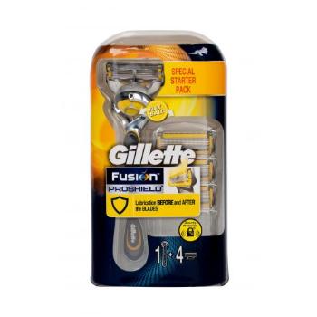 Gillette Fusion Proshield zestaw Maszynka do golenia z jedną głowicą 1 szt + Zapasowa głowica 3 szt dla mężczyzn
