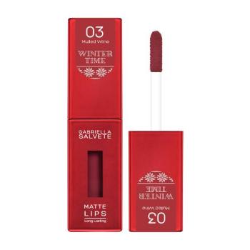 Gabriella Salvete Winter Time Matte Lips 4,5 ml pomadka dla kobiet 03 Mulled Wine