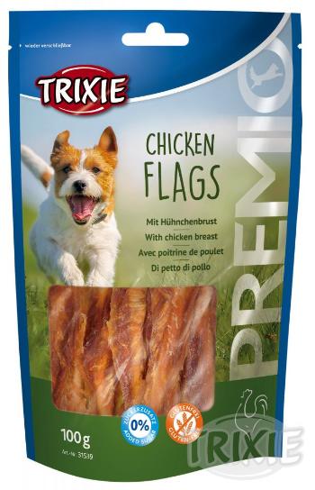 Przysmaków dla psów CHICKEN FLAGS (trixie) - 100g