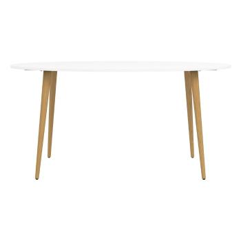 Stół z białym blatem 160x80 cm Oslo – Tvilum