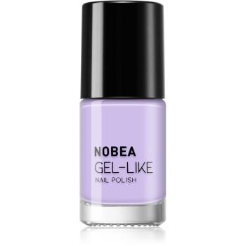 NOBEA Day-to-Day Gel-like Nail Polish lakier do paznokci z żelowym efektem odcień Blue violet #N61 6 ml