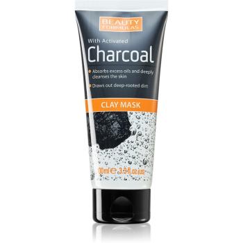 Beauty Formulas Charcoal maska głęboko oczyszczająca z aktywnym węglem 100 ml
