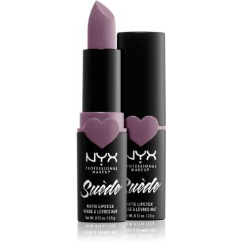 NYX Professional Makeup Suede Matte Lipstick szminka matująca odcień 15 Violet Smoke 3.5 g