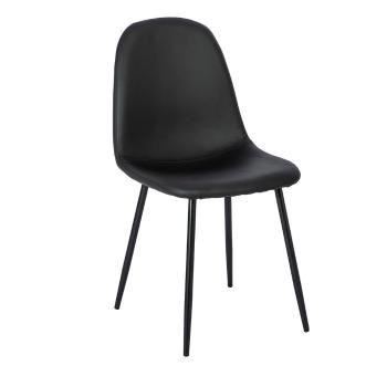 Zestaw 2 czarnych krzeseł Bonami Essentials Lissy