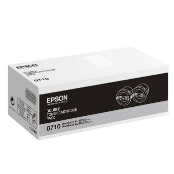 Epson originální toner C13S050710, black, 5000 (2x2500)str., Epson AcuLaser M200, MX200, O