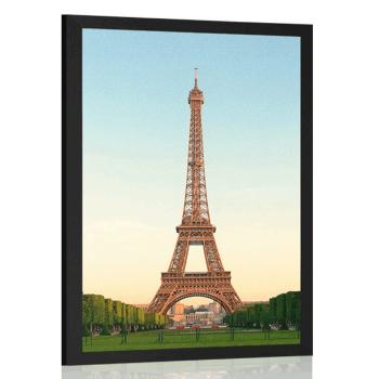 Plakat symbol Paryża - 20x30 black