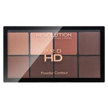 Makeup Revolution Pro HD Powder Contour Palette - Medium Dark paleta multifunkcyjna 20 g