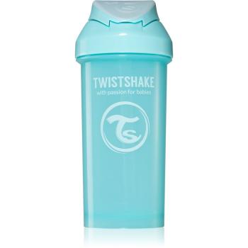 Twistshake Straw Cup Blue butelka ze słomką 6m+ 360 ml