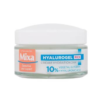 Mixa Hyalurogel Rich 24H 50 ml krem do twarzy na dzień dla kobiet
