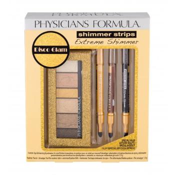 Physicians Formula Shimmer Strips Extreme Shimmer Kit zestaw Paletka cieni 3,4g + Kredka do oczu Eyeliner Pencil & Smudger 3 x 0,6 g W Gold Nude